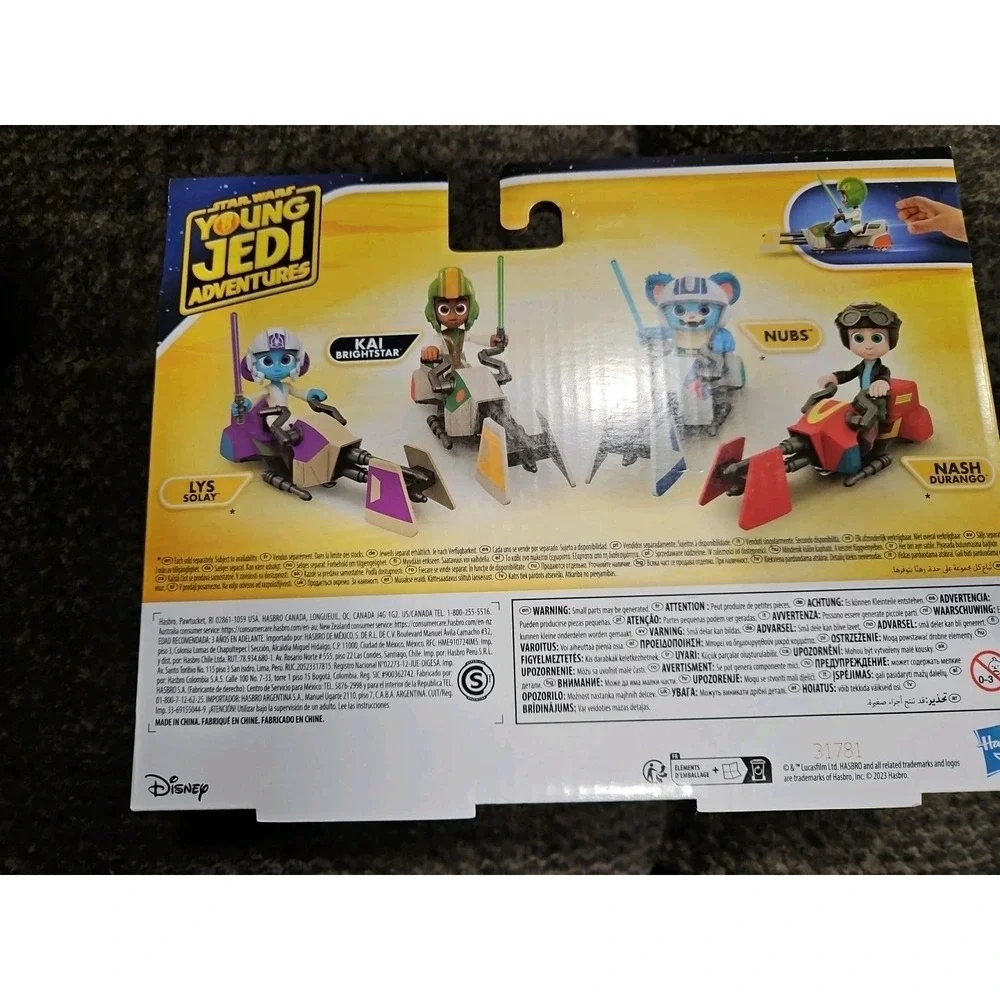 Star Wars Young Jedi Adventures KAI BRIGHTSTAR with Speeder‎ Bike NEW(F)